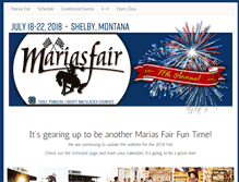 Tablet Screenshot of mariasfair.com